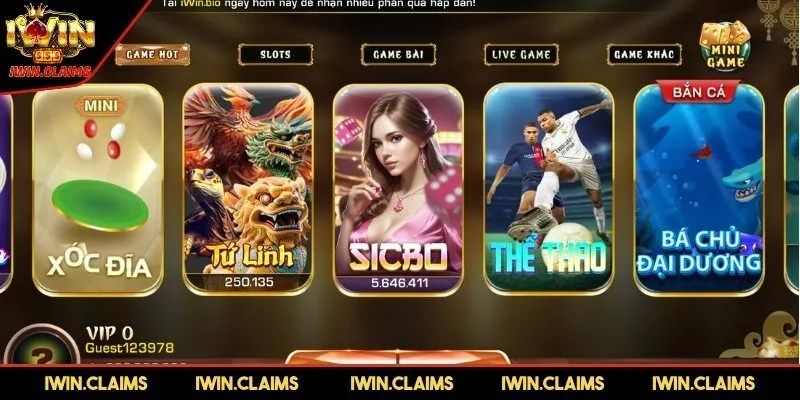 IWIN - Cổng game đỉnh cao với kho trò chơi cực hấp dẫn
